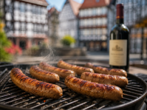 Veranstaltung „Bratwurst & Co." in der WEINSTIEGE